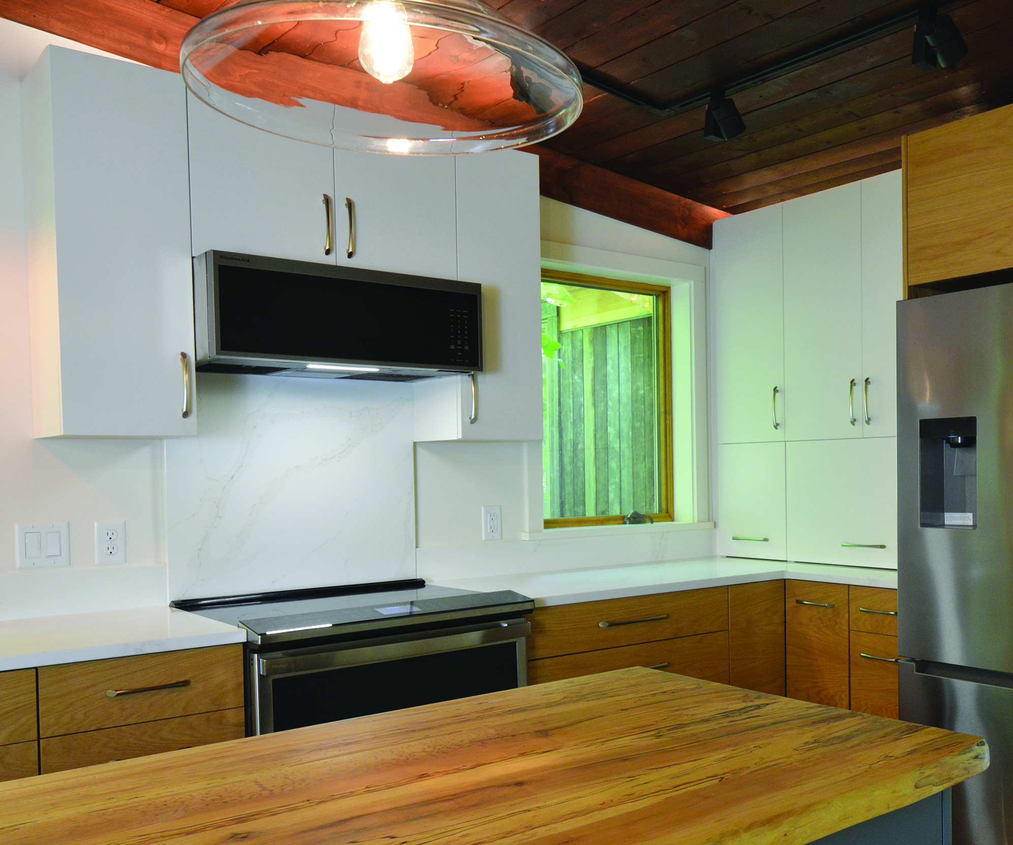 contemporary white kitchen cabinetry